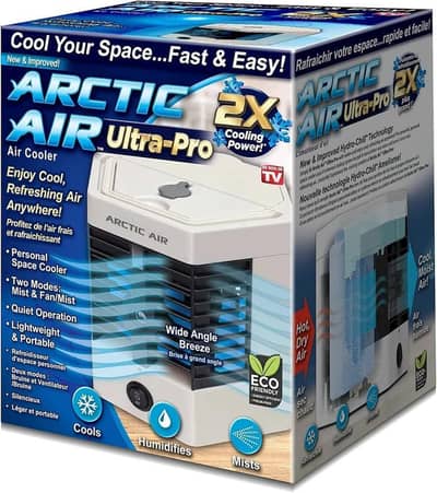 Portable air cooler  White ABS lightweight
