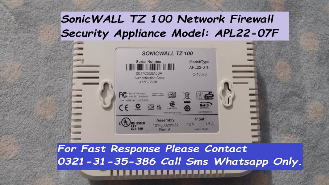 soniswall network firewall security appliance 3