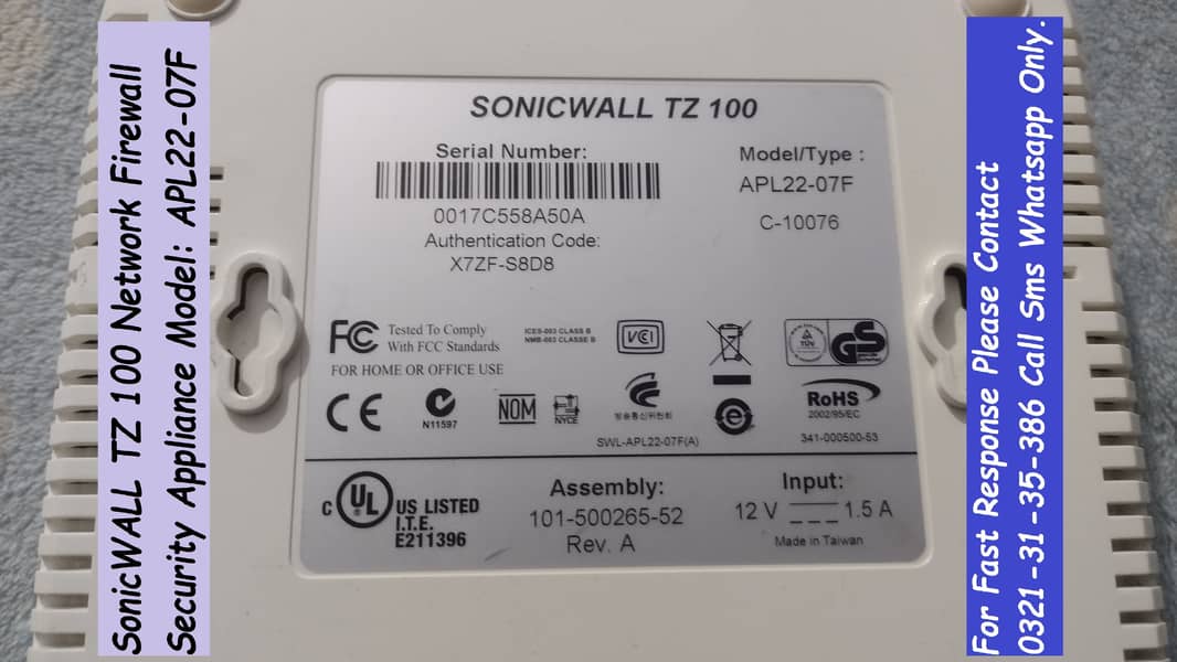 soniswall network firewall security appliance 4