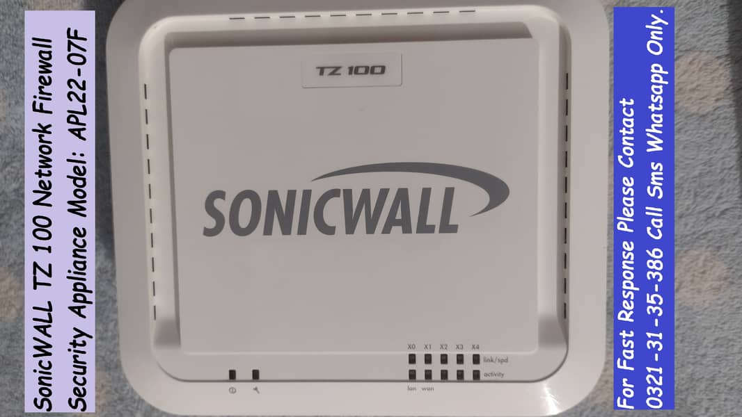 soniswall network firewall security appliance 5