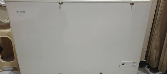 Haier double door deep freezer