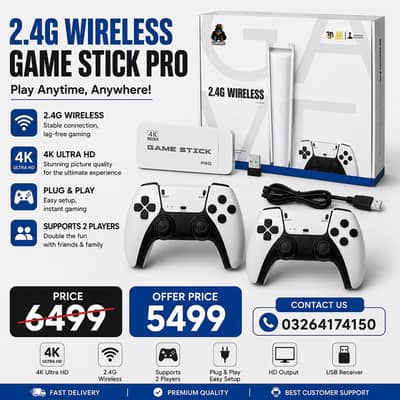 M15 GAME STICK WITH 2 CONTROLLERS 20000+ GAMES 0326/4174/150