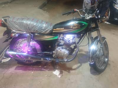 Honda Cg125 (2014) karachi nmbr Complete paper clear Cplc clear