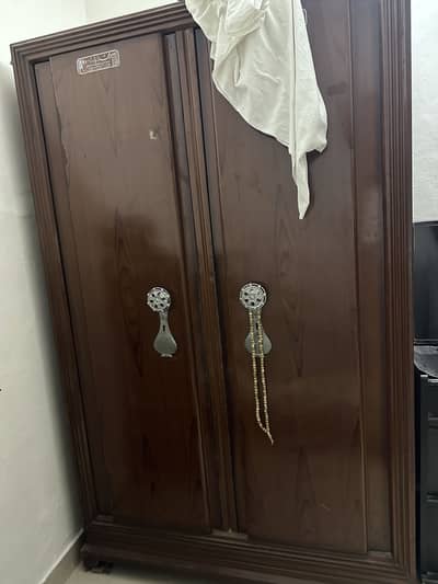 Antique steel wardrobe