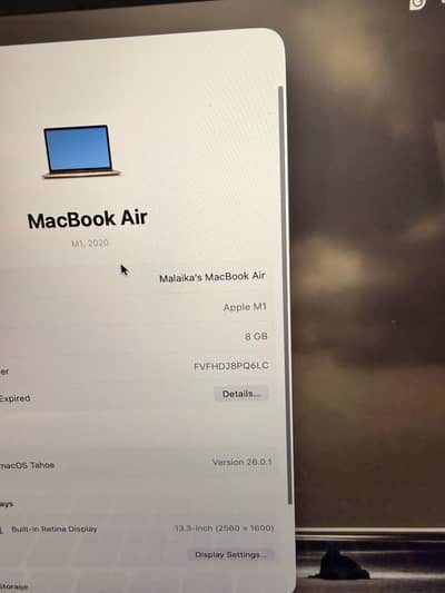 Macbook m1 Air 2020
