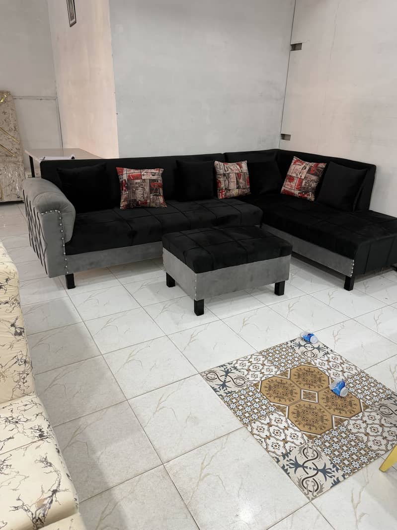 L shape sofa 1