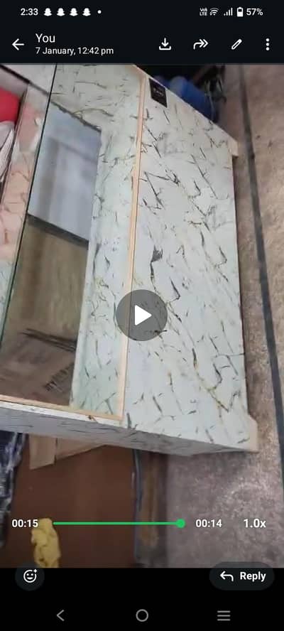 counter + cabinet fresh condition