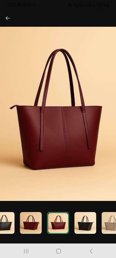 Girls tote bag light weight with different colours
