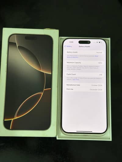 Iphone 16 ProMax 256GB Desert Titanium | 99| Factory Unlock