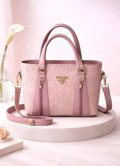 Wo,men's leather texuerd shoulder bag