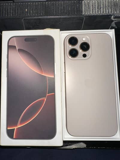 iPhone 16 ProMax | 256GB| Desert Titanium |Factory Unlock