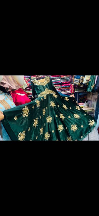New silk frock Large size