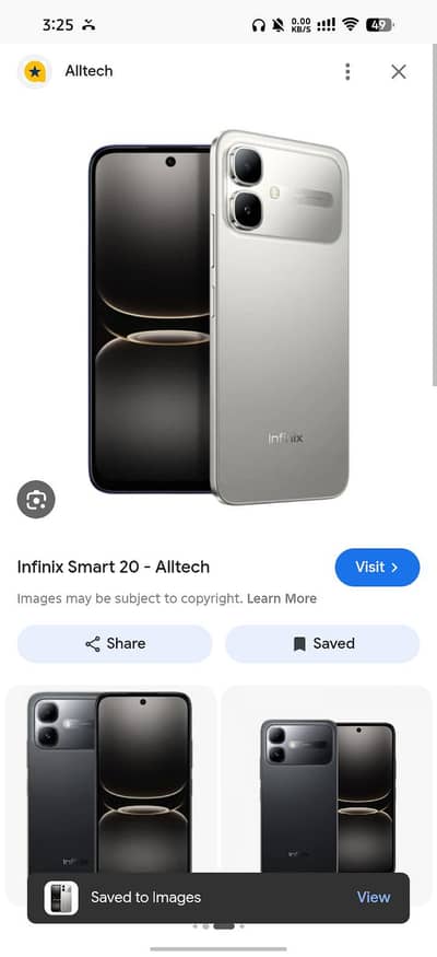 infnix samart 20 latest full warnty available
