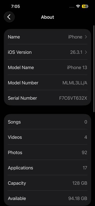 Apple iPhone 13 non pta 128 gb jv