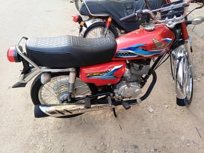 Honda Cg 125 2024 model KARACHI number