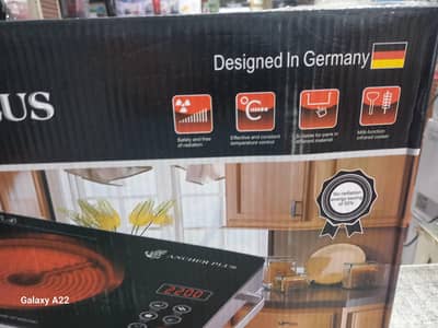 ancher plus lart hot plate 2200w 3 year warranty