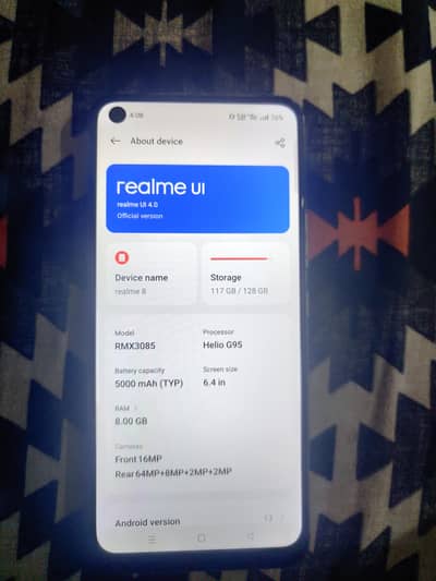Realme 8 8+128 Only Sale No Exchange