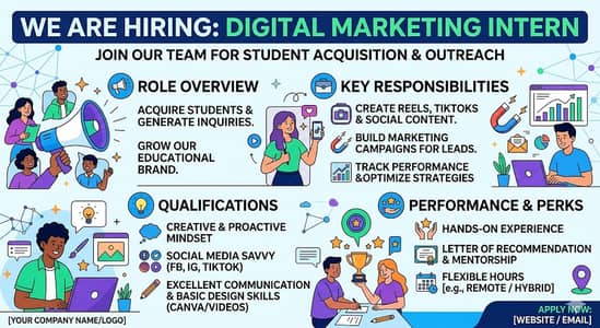 digital marketing intern required