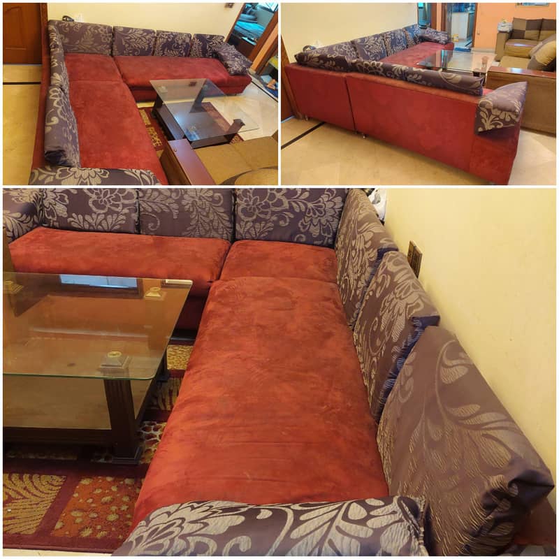 L Shape Sofa Only 1