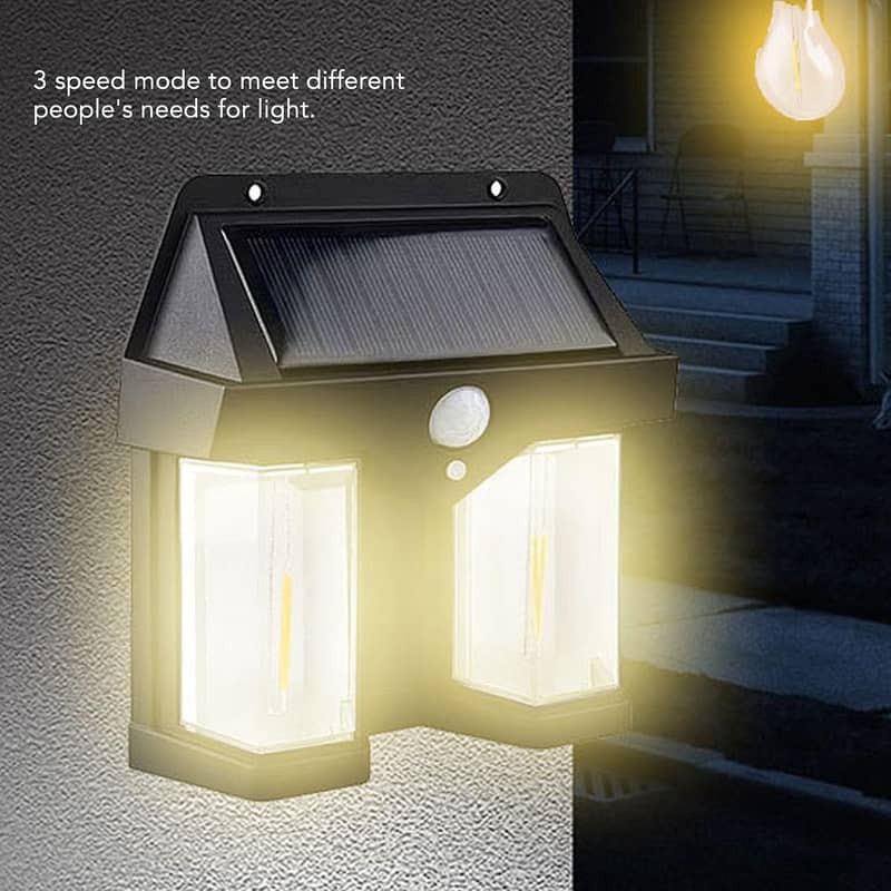 LED Solar Security PIR Motion Sensor Light, Roatable Angle Adjustable 11
