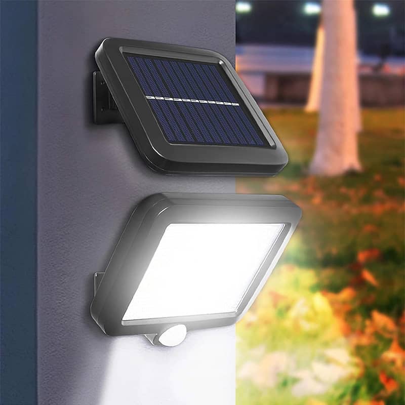 LED Solar Security PIR Motion Sensor Light, Roatable Angle Adjustable 17