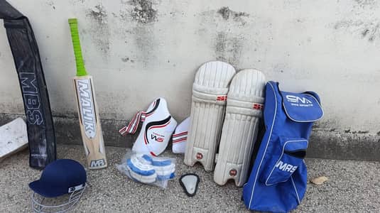Hard ball Kit with orignal English willow bat for sale