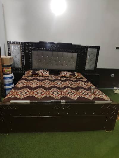 dressing and bed with mattress for sale