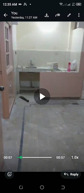 1 Bed Room and Lounge for rent 500 sqrfet 4rth floor no lift in qayomabad A ariya near sir sayyed hospital rent 16 hazar Deposit 20 hazar commission 16 hazar. ShahBaz BaLoch 0322.5996882