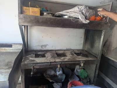 3 burner counter/ Hot plate / counter table