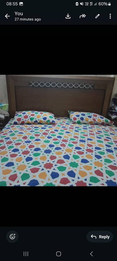 I m telling my two bed sets with dressing and side tabless