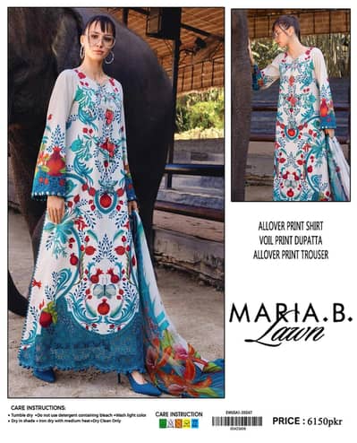 3 piece lawn dress