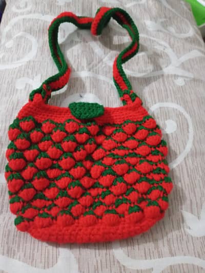 handmade knitting bags