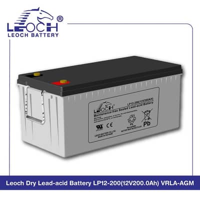 12v 200Ah dry battery electronics designed for UPS systems & solar