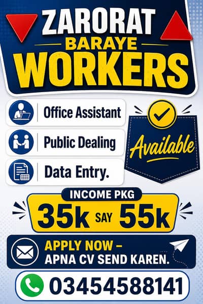 Office Staff Required – Apply Now