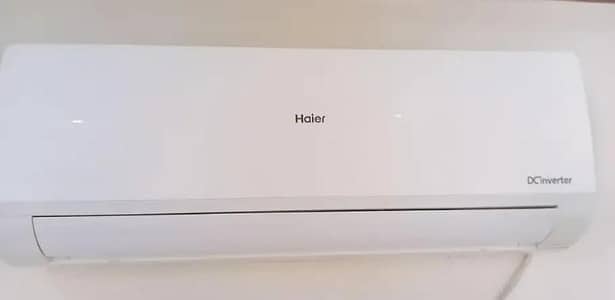 Haier 1.5 ton Dc inverter heat and cool totally genuine good condition