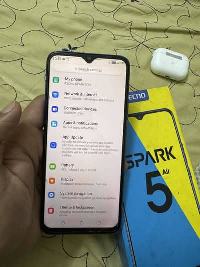 Tecno sparak 5 air