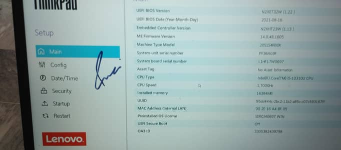 Lenovo thinkpad T14 Gen1