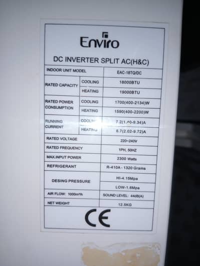 enviro ac 1.5 ton