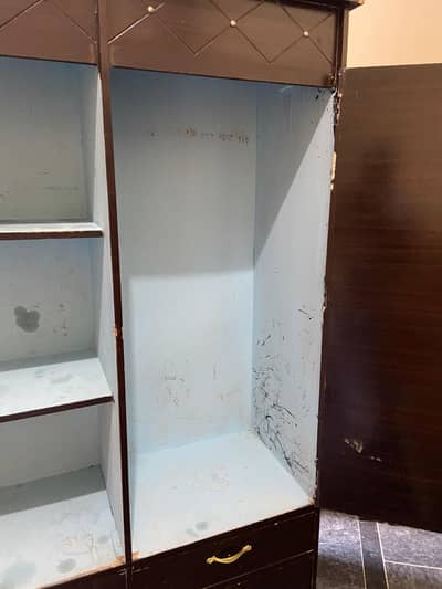 2 door wooden wardrobe ( Almari)