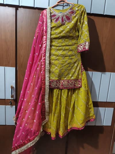 3 Bridal Dresses Set for Sale - Mehndi + Barat + Walima