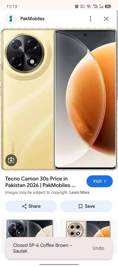 Tecno CAMON 30S