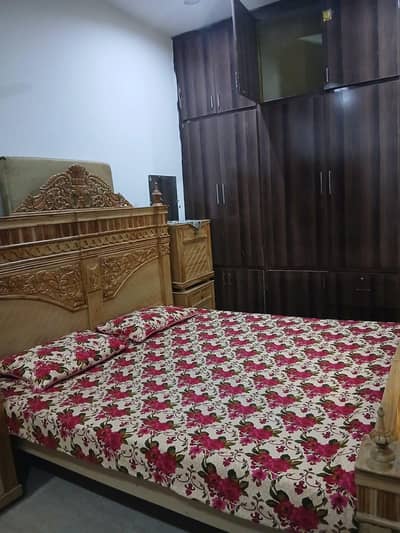 Wooden bed,Side table,Dressing table