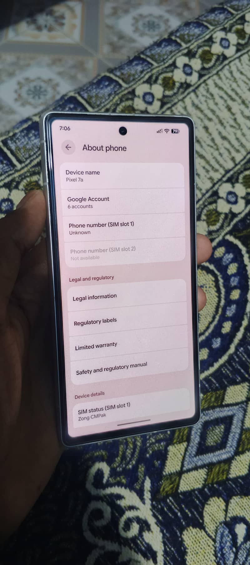 Google Pixel 7a 7