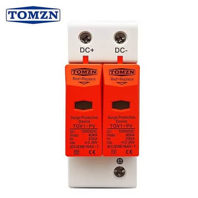 Tomzn SPD DC 500V / 1000V Surge Protector Tomzn SPD DC 500V Protecto