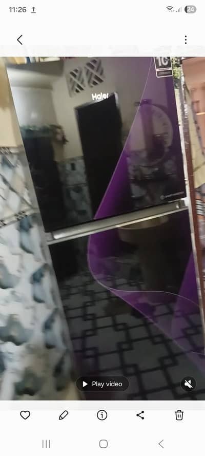Haier inverter fridge 4 month used