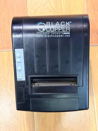 scanner for print. black copper