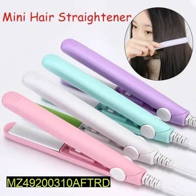 Mini Hair straightner Pink Purple Ceramic Design