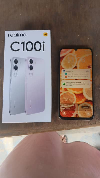 Realme C100i Just box open