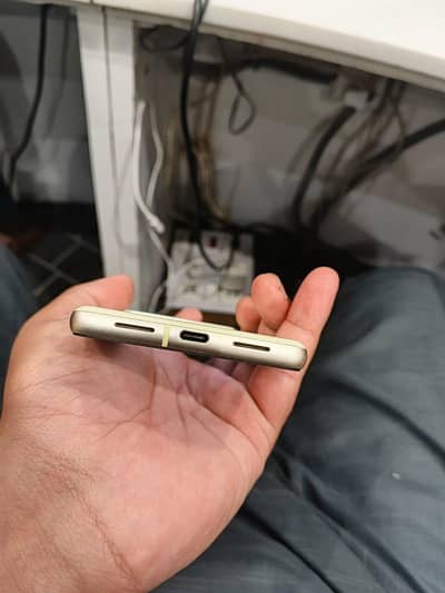 Google Pixel 7 with charger