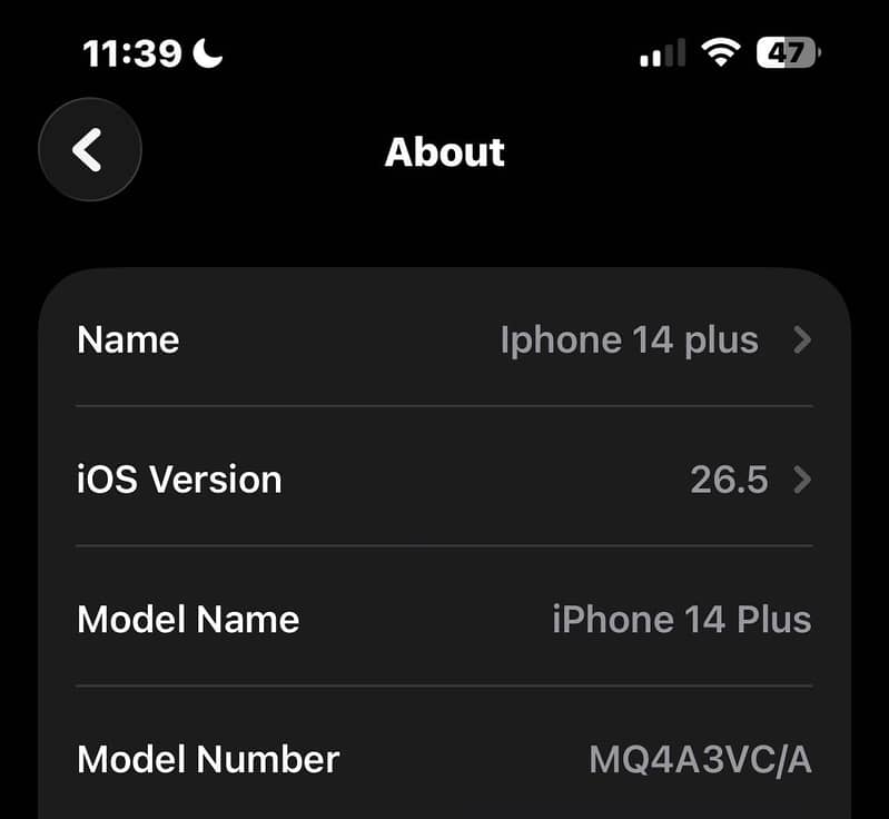 Iphone 14 plus fu 8